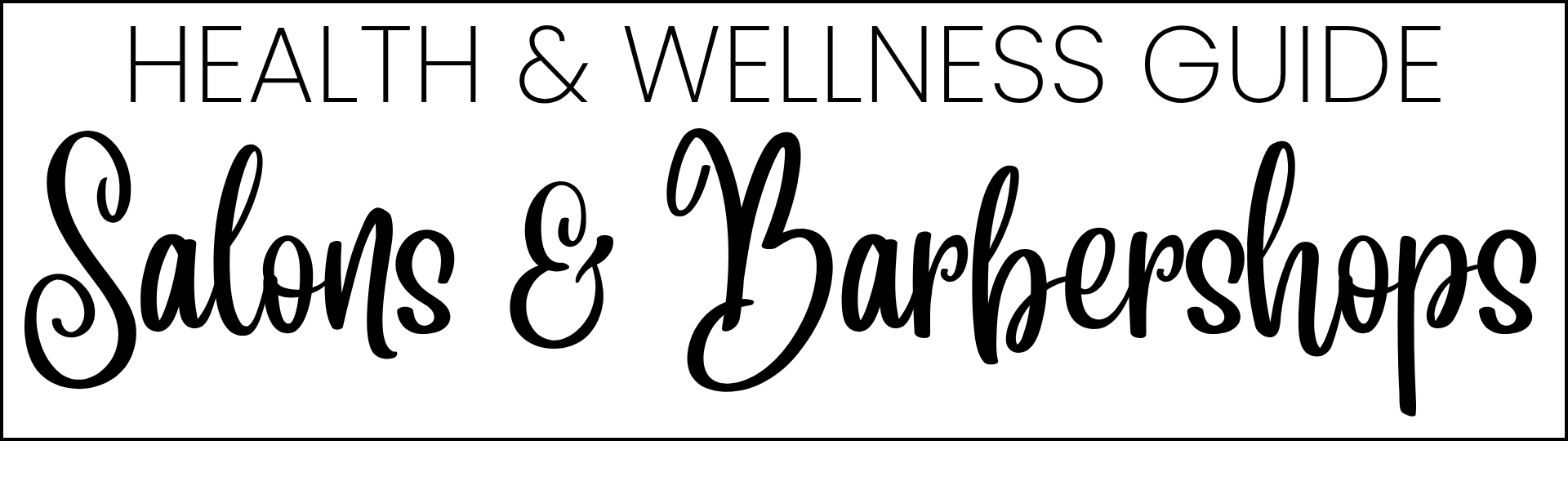 salons and barbershops